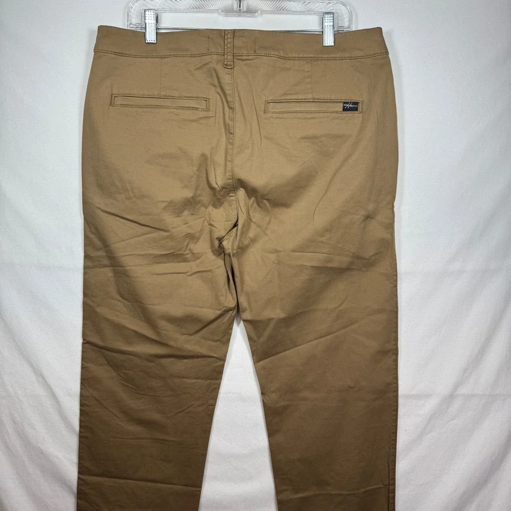 Hollister Mens Slim Straight Chino Pants‎ Epic Flex Khaki Size 34x34